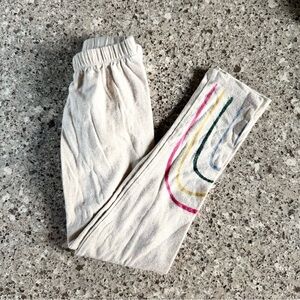 Gap l  Cream Leggings with Rainbow l Girl’s Size XS (4/5)